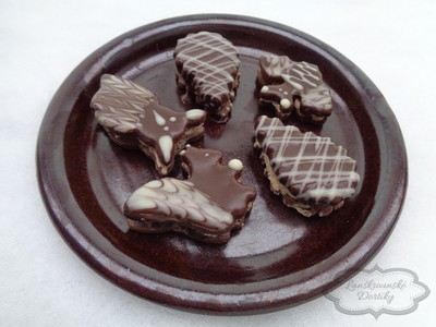 Kakaové plněné čokoládovým krémem Obrázek 1